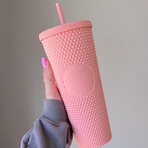 Rare Starbucks Pink Studded Tumbler